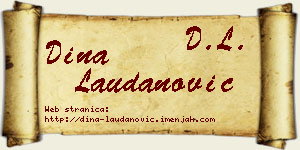 Dina Laudanović vizit kartica